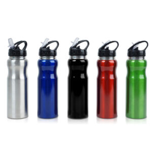 סנפלינג - בקבוק שתיה מנירוסטה עם פיה נשלפת וקשית