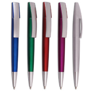 גרביטי מטאלי - עט כדורי מטאלי פלסטי - פתיחת סיבוב