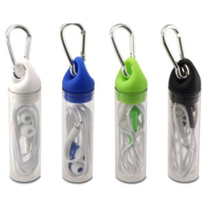 פופ - אוזניות קומפקטיות במארז מבחנה שקוף